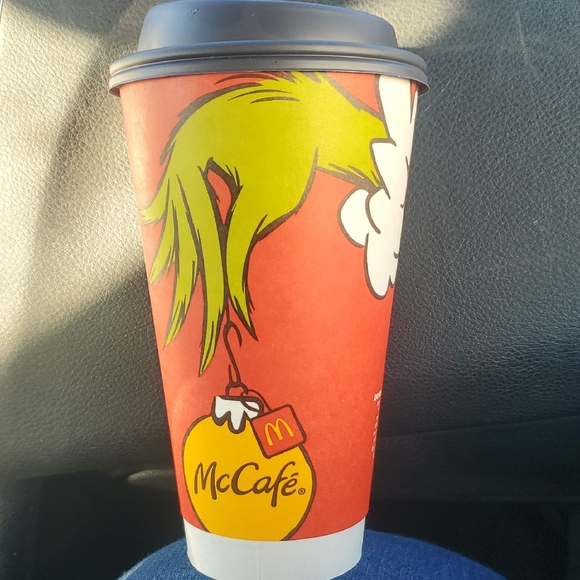 McDonald's Other - McCafé Grinch Holiday Coffee Cup McDonald's